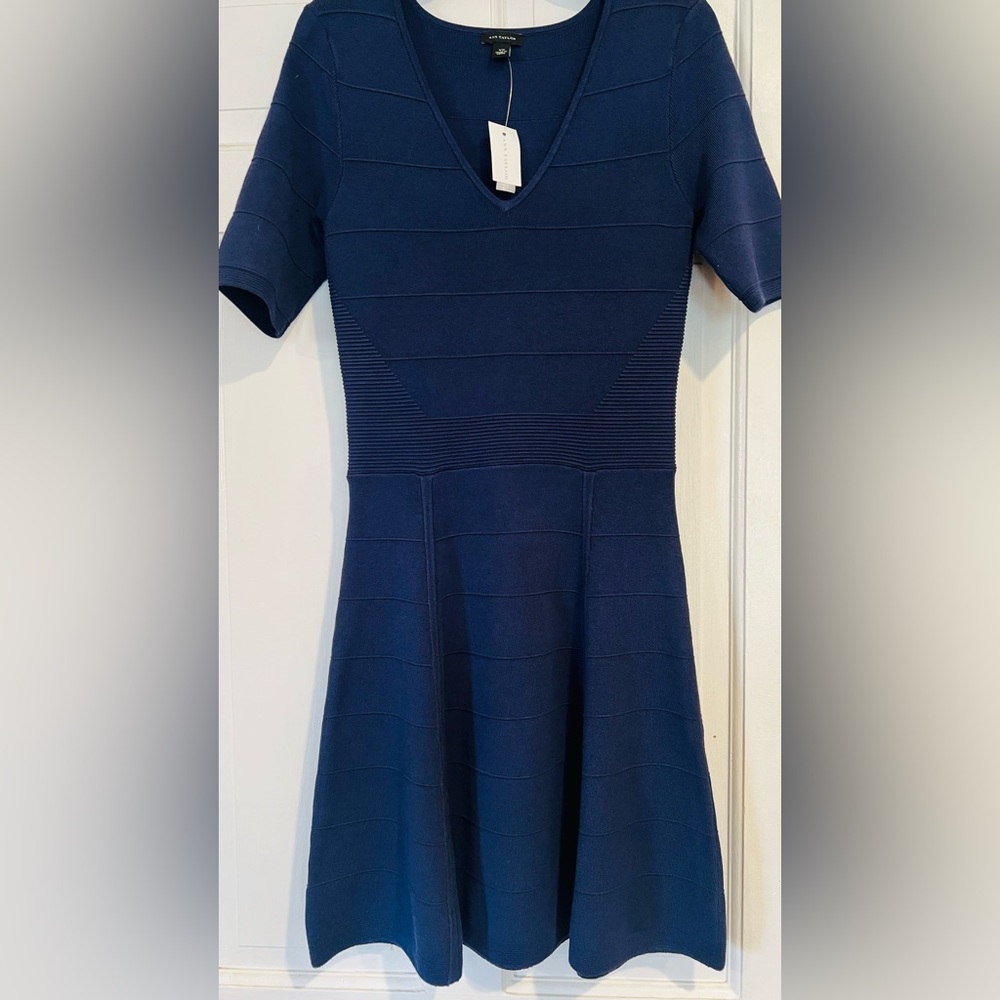 Elegant Navy Blue Dress